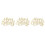 3 Count Birthday Cake Decor Formal Gathering Decoration Silver 6