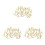 3 Count Birthday Cake Decor Formal Gathering Decoration Silver 7
