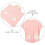 Peignoir À En Corail Rose Absorbant Doux 7