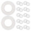 200 Pcs Earring Clip Pads Circle Nonskid Small Earring Ring Pads 3