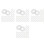200 Pcs Earring Clip Pads Circle Nonskid Small Earring Ring Pads 5