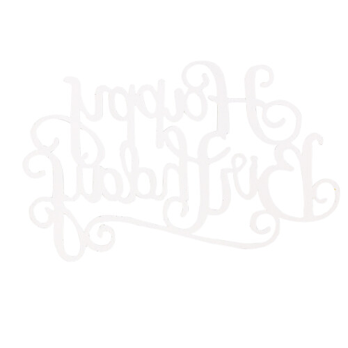 3 Count Birthday Cake Decor Formal Gathering Decoration Silver 1