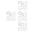 200 Pcs Earring Clip Pads Circle Nonskid Small Earring Ring Pads 6