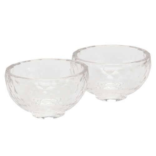 2 Pièces Bols En Cristal Pour Et Cosmétiques