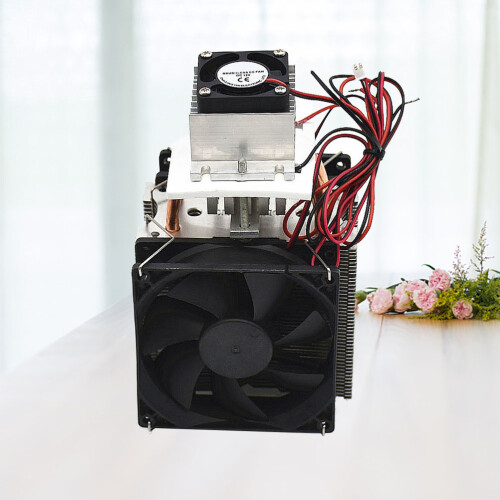 Black Semiconductor Cooler Air Cooling Heat Sink System 1