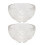 2 Pièces Bols En Cristal Pour Et Cosmétiques 6