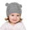 1Ensemble Bonnet Laine Tricotés Épais Automne 8
