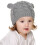 1Ensemble Bonnet Laine Tricotés Épais Automne 9