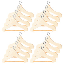54 Pcs Mini Dolls House Clothes Hangers Closet Organizer