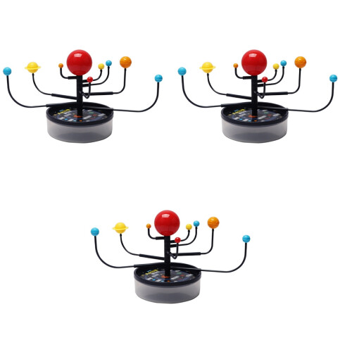 3 Sets Astronomical Model Instruments Kids Solar Toy System Models 2