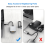 2 in 1 CFexpress Type B SD Card Reader CFexpress Reader USB 3.2 10Gbps Dual-Slot with /A Cable for SLR 5