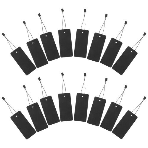 600Sets Minimalist Black Clothes Price Tags with String for Labeling