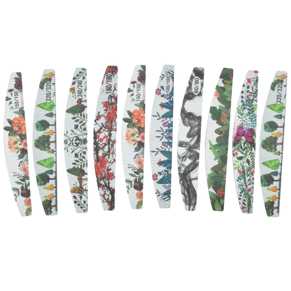 Happyyami 10 Pcs Shine Buffer For Natural Manicure Printing