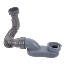 2Pcs Flexible Tub Drain Trap Hose For Freestanding Bathtub