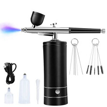 Airbrush-sæt genopladelig ledningsfri airbrush-kompressor, 30PSI højtryk, bærbar håndholdt airbrush, airbrush-sæt
