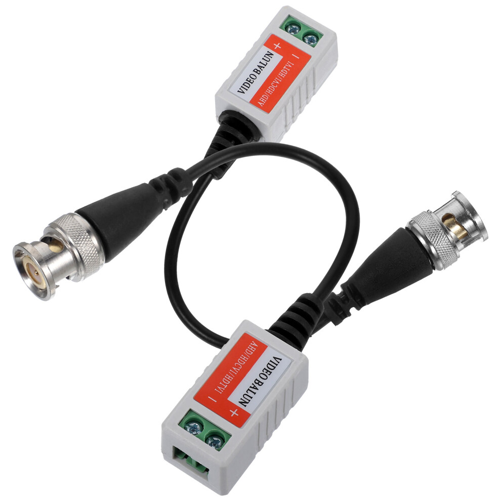 A Pair Of Utp 202A Cctv Coax Cat5 Bnc Video Balun Transceiver Cables 3622897205572