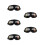 5Pcs Vintage Motorcycle Goggles Retro Windproof Riding Glasses 6