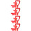 4 Count D-Shaped Handle Household Spade Utensil Handles Red 7