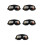 5Pcs Vintage Motorcycle Goggles Retro Windproof Riding Glasses 7