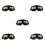 5Pcs Vintage Motorcycle Goggles Retro Windproof Riding Glasses 4