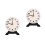 2Pcs Teaching Clock for Kids Plastic Learning Time Model Multi-Color 8