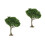 2Pcs Mini Trees For Crafts Mini Landscape Model Decor 3