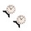2Pcs Teaching Clock for Kids Plastic Learning Time Model Multi-Color 5