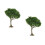 2Pcs Mini Trees For Crafts Mini Landscape Model Decor 5