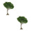 2Pcs Mini Trees For Crafts Mini Landscape Model Decor 7