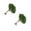 2Pcs Mini Trees For Crafts Mini Landscape Model Decor 9