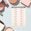30 Sheets Temporary 3D Eyebrow Stickers Self-Adhesive Waterproof 10