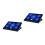 2Pcs Black Laptop Cooling Pad USB Power Fan Cooler for Durable Use 4