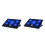 2Pcs Black Laptop Cooling Pad USB Power Fan Cooler for Durable Use 7