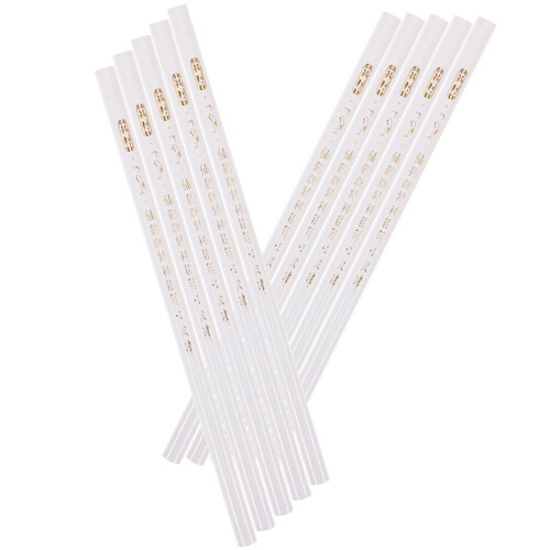 2 Pieces Dressmaking Chalk 17.50x0.70x0.70cm White