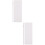 2 Pieces Dressmaking Chalk 17.50x0.70x0.70cm White 9