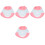 4Pcs Adjustable Cat Recovery Collar Cone For Kitten Breathable 5