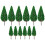 24 Pcs Plastic Pine Tree Model For Garden Landscape Green 6.5Cm 11Cm 3
