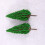 24 Pcs Plastic Pine Tree Model For Garden Landscape Green 6.5Cm 11Cm 7