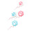 8Pcs Lovely Small Tape Measure Material Assorted Colors 11