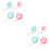 8Pcs Lovely Small Tape Measure Material Assorted Colors 7