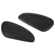 3Pairs Black Motorcycle Tank Pads Rubber Stickers Scratch Protection