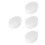 4Pcs Oval Fake Cake Dummy For Cake Decorating Practice And Display 6