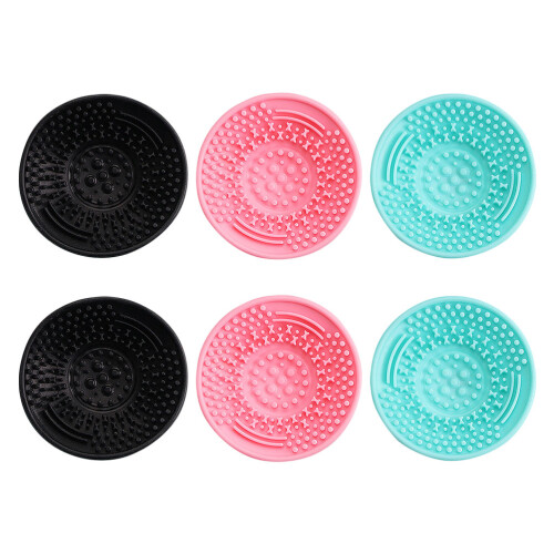 2 Count Makeup Brush Cleaner Pad Washer Cleaning Mat Creative Rinsing