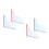 2 Pairs Acrylic Waterproof Self-Adhesive Shower Corner Guards 5