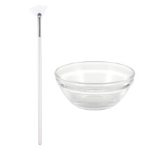 2 Sets Beauty Salon Diy Mask Tools Mask Bowls Facial Brush Applicator
