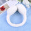2Pcs Cozy White Earmuffs Warm Plush Ear Covers Creative Winter Gift 11