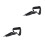 2Pcs Universal Black Saxophone Strap with Thick Padded Support 5