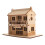 3 Sets Wood Model 3D Restaurant Puzzle Diy Public House 1