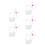 5Sets Detailed Craftsmanship Plastic Figure Holder Stand for Models 9