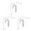 3Pcs Ergonomic Kettle Handle Replacement For Household Use 5